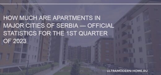 Real estate prices in Serbia in the 1st quarter of 2023.