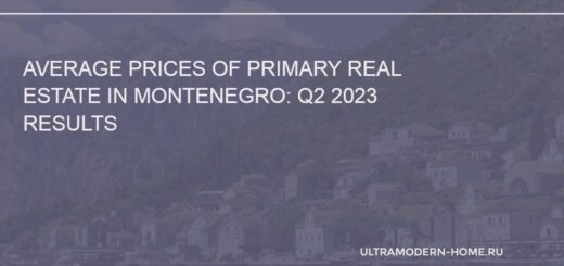 Prices for new buildings in Montenegro in the 2nd quarter of 2023