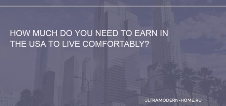How much do you need to earn in the US to live comfortably